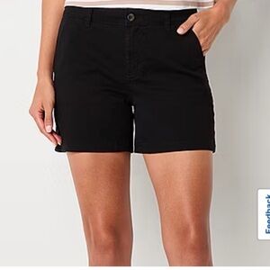Chino Black Shorts